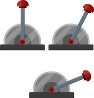 Lever to increase the speed of the mechanism vector