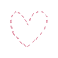 Valentine's Day Hearts hand draw png