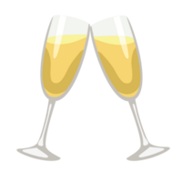 wine clinking glass PNG file