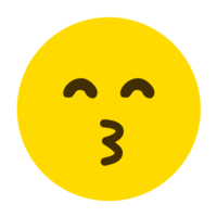 beso feliz emoji archivo png