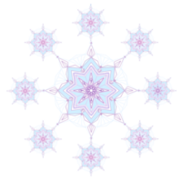 snowflake freehand drawing png