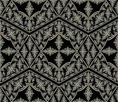 Full color pattern with ethnic ornaments Vector