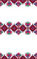 Traditional Ukrainian folk art knitted embroidery pattern. Vector illustration