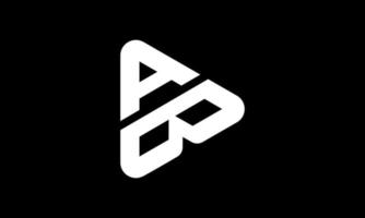 AB Logo Design vector