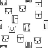 Curtain Vector Seamless Pattern