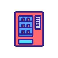 vending machine automate icon vector outline illustration