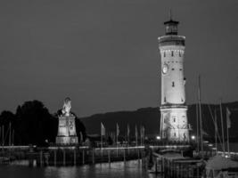 la ciudad bávara de lindau foto