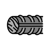 basalt rebar color icon vector illustration