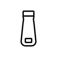 camping thermos icon vector outline illustration