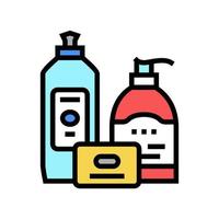 soap bath chemical liquid color icon vector illustration