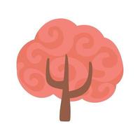 tree frondy icon vector