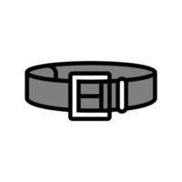 belt clothes accessory color icon vector illustration