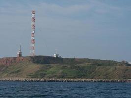 isla de helgoland en el mar del norte foto