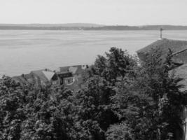 the city of Meersburg at the lake constance photo