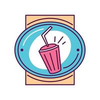 cool food drink vector