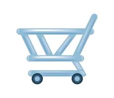 icono de carrito de compras vector