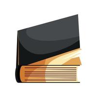 icono de libro aislado vector