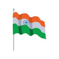 flag of india vector