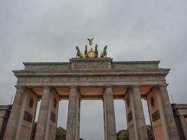 the city of Berlin at night photo