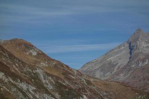 hiking in the swiss alps photo