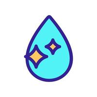 vector de icono de agua potable. ilustración de símbolo de contorno aislado