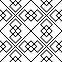 black white geometric asian boho fabric pattern vector