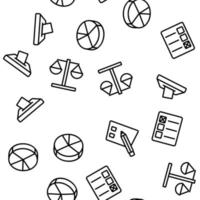 Voting And Elections Vector Seamless Pattern