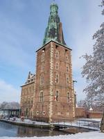 winter time at a castle in germany photo