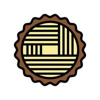 wood timber color icon vector illustration