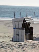 the island of wangerooge in germany photo