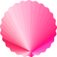étoile rose fleur forme boutons insigne étiquette autocollant promotion résumé fond illustration png