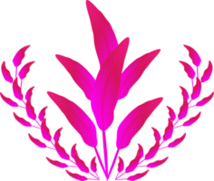 lila Blume Pflanzen verziert Natur Blatt Botanik dekorative Hintergründe Illustration png