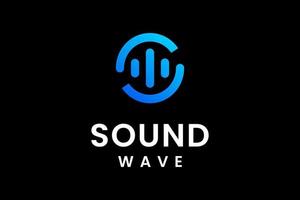 s sound music logo vector