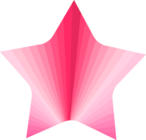 estrela rosa flor forma botões distintivo etiqueta etiqueta promoção ilustração de fundo abstrato png
