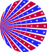 bandiera americana simbolo forma a stella badge pulsanti libertà patriota astratto sfondo illustrazione png