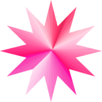 estrela rosa forma elemento decoração cartão de casamento botões distintivo ilustração de fundo abstrato png