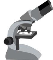 Microscope icon vector in flat style. Monkeypox virus. Covid 19 virus