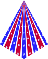 drapeau américain symbole étoile forme insigne boutons patriote liberté résumé fond illustration png