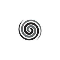 Spiral logo or icon design vector