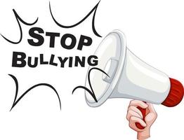 Stop bullying concept vector