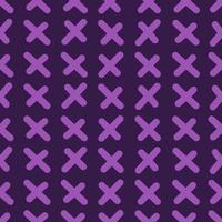 Hand drawn abstract cross seamless pattern. Plus sign endless wallpaper. Doodle style. vector