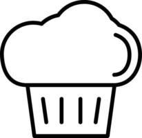 Chef Hat Line Icon vector