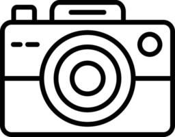 Camera Line Icon vector