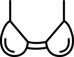 Bikini Line Icon vector