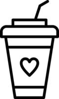 Cup Line Line Icon vector