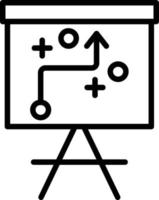 Strategy Line Icon vector