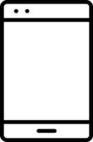 Mobile Line Icon vector