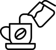 Pitcher Line Icon vector