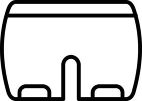 Short Line Icon vector