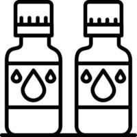 Essential Oil Line Icon vector